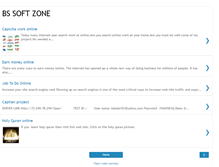 Tablet Screenshot of bssoftzone.blogspot.com