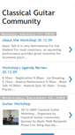 Mobile Screenshot of classical-guitar-community.blogspot.com