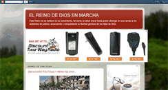 Desktop Screenshot of elreinodediosenmarcha.blogspot.com