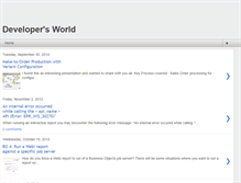 Tablet Screenshot of itdevworld.blogspot.com