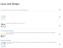 Tablet Screenshot of laurajanedesigns.blogspot.com