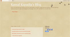 Desktop Screenshot of kamalkapadia.blogspot.com