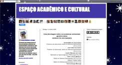 Desktop Screenshot of espacoacademicoecultural.blogspot.com