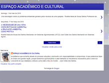 Tablet Screenshot of espacoacademicoecultural.blogspot.com