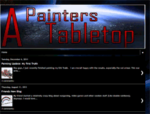 Tablet Screenshot of apainterstabletop.blogspot.com