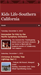 Mobile Screenshot of kidslifesocal.blogspot.com
