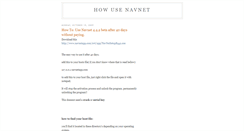 Desktop Screenshot of howtonavnet.blogspot.com