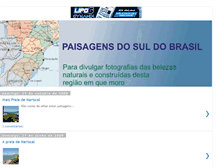 Tablet Screenshot of paisagensdosuldobrasil.blogspot.com