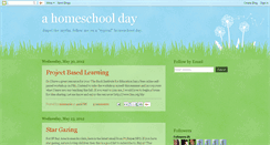 Desktop Screenshot of ahomeschoolday.blogspot.com