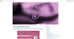 Desktop Screenshot of espacosamadhiyoga.blogspot.com