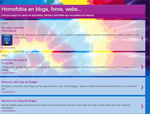 Tablet Screenshot of homofobiaeninternet.blogspot.com
