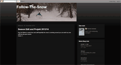 Desktop Screenshot of follow-the-snow.blogspot.com