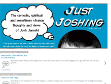 Tablet Screenshot of joshjanoski.blogspot.com
