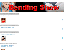 Tablet Screenshot of bendingshow.blogspot.com