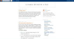 Desktop Screenshot of aparismuseumaday.blogspot.com