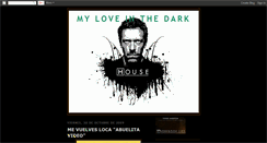 Desktop Screenshot of myloveinthedark.blogspot.com