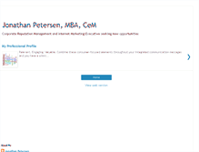 Tablet Screenshot of jonathanpetersen.blogspot.com