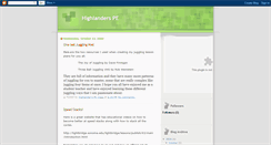 Desktop Screenshot of highlanderspe.blogspot.com