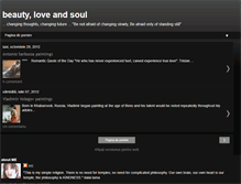 Tablet Screenshot of beautyloveandsoul.blogspot.com