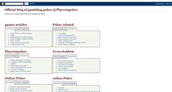 Desktop Screenshot of online-games-resources.blogspot.com