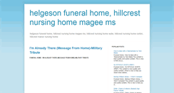 Desktop Screenshot of helgesonfuneralhome.blogspot.com