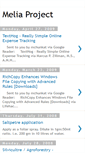 Mobile Screenshot of meliaproject.blogspot.com