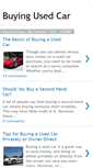 Mobile Screenshot of buying-usedcar.blogspot.com