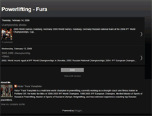 Tablet Screenshot of furapowerlifting.blogspot.com