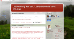 Desktop Screenshot of fanfinancingandcrowdfunding.blogspot.com