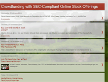 Tablet Screenshot of fanfinancingandcrowdfunding.blogspot.com