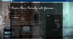 Desktop Screenshot of kurtzfamilyposts.blogspot.com