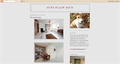 Desktop Screenshot of justplainnice.blogspot.com