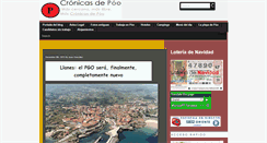 Desktop Screenshot of cronicasdepoo.blogspot.com