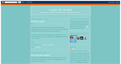 Desktop Screenshot of cardbynard.blogspot.com