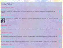 Tablet Screenshot of emilyarthur.blogspot.com