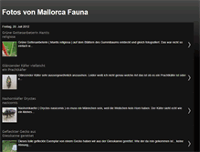 Tablet Screenshot of mallorcafauna.blogspot.com