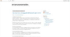 Desktop Screenshot of errancesnomades.blogspot.com