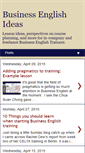 Mobile Screenshot of businessenglishideas.blogspot.com