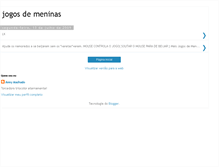 Tablet Screenshot of jogosdemeninas10.blogspot.com