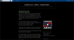 Desktop Screenshot of americasarmycommands.blogspot.com