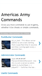 Mobile Screenshot of americasarmycommands.blogspot.com