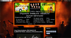 Desktop Screenshot of orquestadiablosnegros.blogspot.com