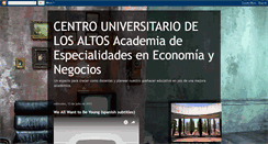 Desktop Screenshot of negociosyeconomiaencualtos.blogspot.com