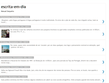 Tablet Screenshot of escrita-em-dia.blogspot.com