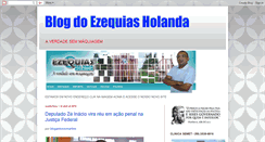 Desktop Screenshot of ezequiasholanda.blogspot.com