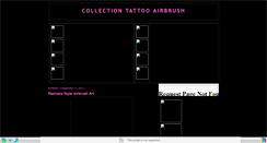 Desktop Screenshot of collection-tattoo-airbrush.blogspot.com