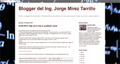 Desktop Screenshot of jorgemirez.blogspot.com