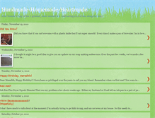 Tablet Screenshot of homemade-handmade-heartmade.blogspot.com