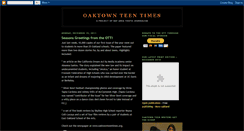 Desktop Screenshot of oaktownteentimes.blogspot.com
