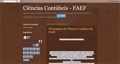 Desktop Screenshot of faefcontabeis.blogspot.com